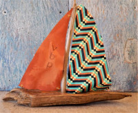 Driftwood Sailboat - Large - Product Image